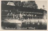 Warmbad Villach, Badefreuden im Zillerbad - Villach - alte historische Fotos Ansichten Bilder Aufnahmen Ansichtskarten 