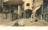 Alt Meran, Passeyrergasse - Italien - alte historische Fotos Ansichten Bilder Aufnahmen Ansichtskarten 