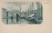 Piran, Porto Interno - Slowenien - alte historische Fotos Ansichten Bilder Aufnahmen Ansichtskarten 