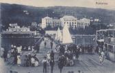 Portorose mit Kapinslki Palace Hotel - Slowenien - alte historische Fotos Ansichten Bilder Aufnahmen Ansichtskarten 