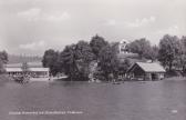 Egg am See, Strand von der Pension Karnerhof - Villach - alte historische Fotos Ansichten Bilder Aufnahmen Ansichtskarten 
