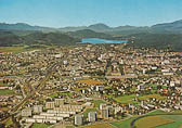 Klagenfurt vom Osten - Völkermarkt.Vorst. (6. Bez) - alte historische Fotos Ansichten Bilder Aufnahmen Ansichtskarten 