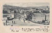 Brücke mit Blick auf Urfar  - Oberösterreich - alte historische Fotos Ansichten Bilder Aufnahmen Ansichtskarten 