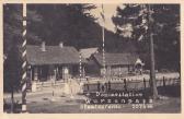 Wurzenpass, Staatsgrenze und Jausenstation - Arnoldstein - alte historische Fotos Ansichten Bilder Aufnahmen Ansichtskarten 
