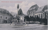 Perchtoldsdorf - Hauptplatz - Mödling - alte historische Fotos Ansichten Bilder Aufnahmen Ansichtskarten 