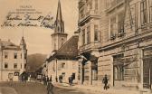 Italienerstrasse mit Blick auf Hans Gasser Platz - Kärnten - alte historische Fotos Ansichten Bilder Aufnahmen Ansichtskarten 