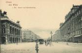 Wien, Opern und Kärntnerring  - Wien - alte historische Fotos Ansichten Bilder Aufnahmen Ansichtskarten 