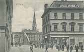 Hauptplatz mit alter Draubrücke - Kärnten - alte historische Fotos Ansichten Bilder Aufnahmen Ansichtskarten 