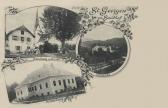 St. Georgen am Sandhof 3 Bild Karte  - Klagenfurt am Wörthersee - alte historische Fotos Ansichten Bilder Aufnahmen Ansichtskarten 