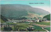 Kärntnerisch Laßnitz - dahinter Steirisch Laßnitz - Kärnten - alte historische Fotos Ansichten Bilder Aufnahmen Ansichtskarten 