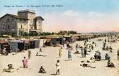 Grado Strand  - Italien - alte historische Fotos Ansichten Bilder Aufnahmen Ansichtskarten 