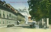 Klagenfurt, Domgasse mit Hotel Moser  - Klagenfurt am Wörthersee - alte historische Fotos Ansichten Bilder Aufnahmen Ansichtskarten 