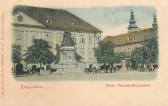 Klagenfurt, Maria Theresien-Monument - Klagenfurt am Wörthersee - alte historische Fotos Ansichten Bilder Aufnahmen Ansichtskarten 