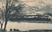 Faakersee mit MIttagskogel - Drobollach am Faaker See - alte historische Fotos Ansichten Bilder Aufnahmen Ansichtskarten 