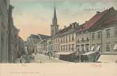 Hauptplatz in Villach mit Rautterhaus - Villach(Stadt) - alte historische Fotos Ansichten Bilder Aufnahmen Ansichtskarten 