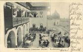 Unterbergen Hotel Karawankenhof Musikterrasse - Ferlach - alte historische Fotos Ansichten Bilder Aufnahmen Ansichtskarten 