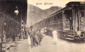 Bozen, Bahnhof - Trentino Südtirol - alte historische Fotos Ansichten Bilder Aufnahmen Ansichtskarten 