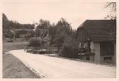 Scheune vom Gasthof Tschebull - Egg am Faaker See - alte historische Fotos Ansichten Bilder Aufnahmen Ansichtskarten 