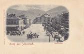 Innsbruck, Bahnhofplatz - Oesterreich - alte historische Fotos Ansichten Bilder Aufnahmen Ansichtskarten 