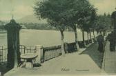 Draupromenade mit Brunnen - Villach - alte historische Fotos Ansichten Bilder Aufnahmen Ansichtskarten 