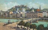 Salzburg - Staatsbrücke - Salzburg(Stadt) - alte historische Fotos Ansichten Bilder Aufnahmen Ansichtskarten 