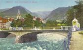 Meran, Neue Reichsbrücke - Italien - alte historische Fotos Ansichten Bilder Aufnahmen Ansichtskarten 