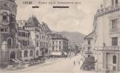 Cilli, Bahnhofstraße - Slowenien - alte historische Fotos Ansichten Bilder Aufnahmen Ansichtskarten 