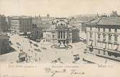 Volkstheater und Burggasse - Wien - alte historische Fotos Ansichten Bilder Aufnahmen Ansichtskarten 
