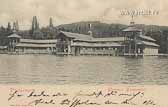 Badeanstalt Werzer - Klagenfurt Land - alte historische Fotos Ansichten Bilder Aufnahmen Ansichtskarten 