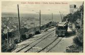 Triest, Elektrische Straßenbahn nach Opicina - Italien - alte historische Fotos Ansichten Bilder Aufnahmen Ansichtskarten 