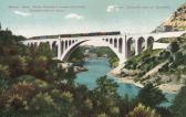 Wocheinerbahn - Eisenbahnbrücke bei Solcano - Neu-Görz / Nova Gorica - alte historische Fotos Ansichten Bilder Aufnahmen Ansichtskarten 