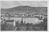 Schulhaus der Schwestern vom Hl. Kreuze, Linz - Oberösterreich - alte historische Fotos Ansichten Bilder Aufnahmen Ansichtskarten 