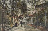Klagenfurt, Theaterallee - alte historische Fotos Ansichten Bilder Aufnahmen Ansichtskarten 