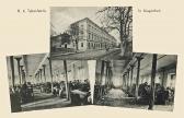 3 Bild Karte, K.k. Tabakfabrik in Klagenfurt - alte historische Fotos Ansichten Bilder Aufnahmen Ansichtskarten 