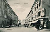 Klagenfurt Burggasse - alte historische Fotos Ansichten Bilder Aufnahmen Ansichtskarten 