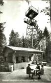 Der Aussichtsturm am Tabor - Egg am Faaker See - alte historische Fotos Ansichten Bilder Aufnahmen Ansichtskarten 