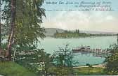 Maiernigg mit Blick auf Maria Loretto - Klagenfurt Land - alte historische Fotos Ansichten Bilder Aufnahmen Ansichtskarten 