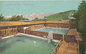 Warmbad Villach - Schwimmschule - Villach - alte historische Fotos Ansichten Bilder Aufnahmen Ansichtskarten 