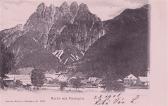 Raibl mit Fünfspitz - Cave del Predil - Raibl - alte historische Fotos Ansichten Bilder Aufnahmen Ansichtskarten 