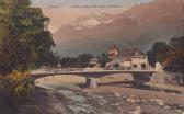 Meran, Reichsbrücke und neues Kurhaus - Bozen - alte historische Fotos Ansichten Bilder Aufnahmen Ansichtskarten 