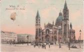 Antonsplatz mit Kirche - Wien,Favoriten - alte historische Fotos Ansichten Bilder Aufnahmen Ansichtskarten 