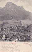 Eisenerz, Oswaldikirche und Pfaffenstein - Steiermark - alte historische Fotos Ansichten Bilder Aufnahmen Ansichtskarten 