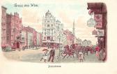 Wien Praterstrasse - Wien - alte historische Fotos Ansichten Bilder Aufnahmen Ansichtskarten 