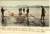 Reinanken Fischerei am Faaker See - Egg am Faaker See - alte historische Fotos Ansichten Bilder Aufnahmen Ansichtskarten 