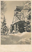 Kanzelwarte - Knusperhäuschen im Winter - Kanzelhöhe - alte historische Fotos Ansichten Bilder Aufnahmen Ansichtskarten 