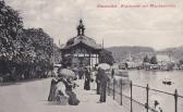 Gmunden, Esplanade mit Musikpavillon - alte historische Fotos Ansichten Bilder Aufnahmen Ansichtskarten 