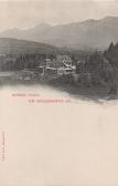 Warmbad vom Napoleonsgarten - Villach-Warmbad-Judendorf - alte historische Fotos Ansichten Bilder Aufnahmen Ansichtskarten 