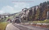 Arlbergbahn, Arlbergtunnel Ostportal - Oesterreich - alte historische Fotos Ansichten Bilder Aufnahmen Ansichtskarten 
