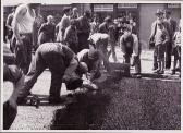 Hauptplatz Straßenerneuerung - Oesterreich - alte historische Fotos Ansichten Bilder Aufnahmen Ansichtskarten 