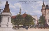 Klagenfurt, Kaiser Franz Josef Platz - Oesterreich - alte historische Fotos Ansichten Bilder Aufnahmen Ansichtskarten 